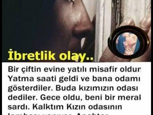 EVİNE  MİSAFİR OLDUM