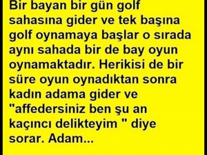 Golfte karşılaşınca olanl.ar oldu