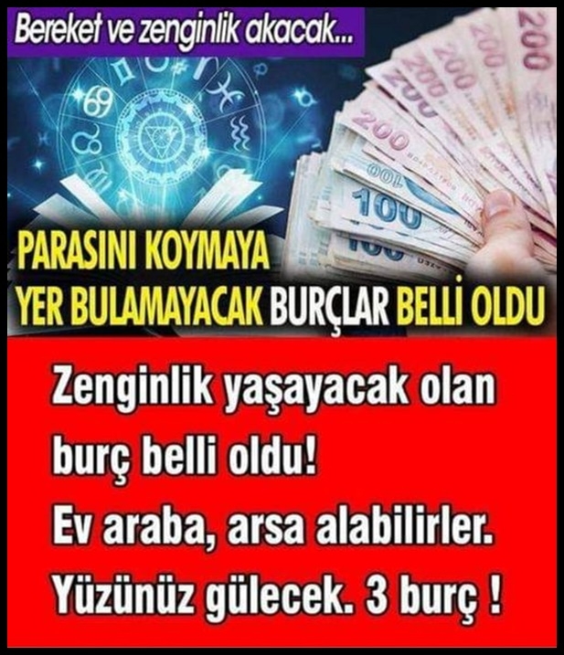 En talihli burçlar belli oldu! galerisi resim 1