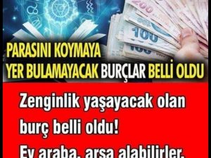 En talihli burçlar belli oldu!