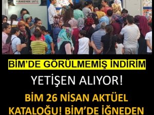 Bim'de görülmemiş indirim var