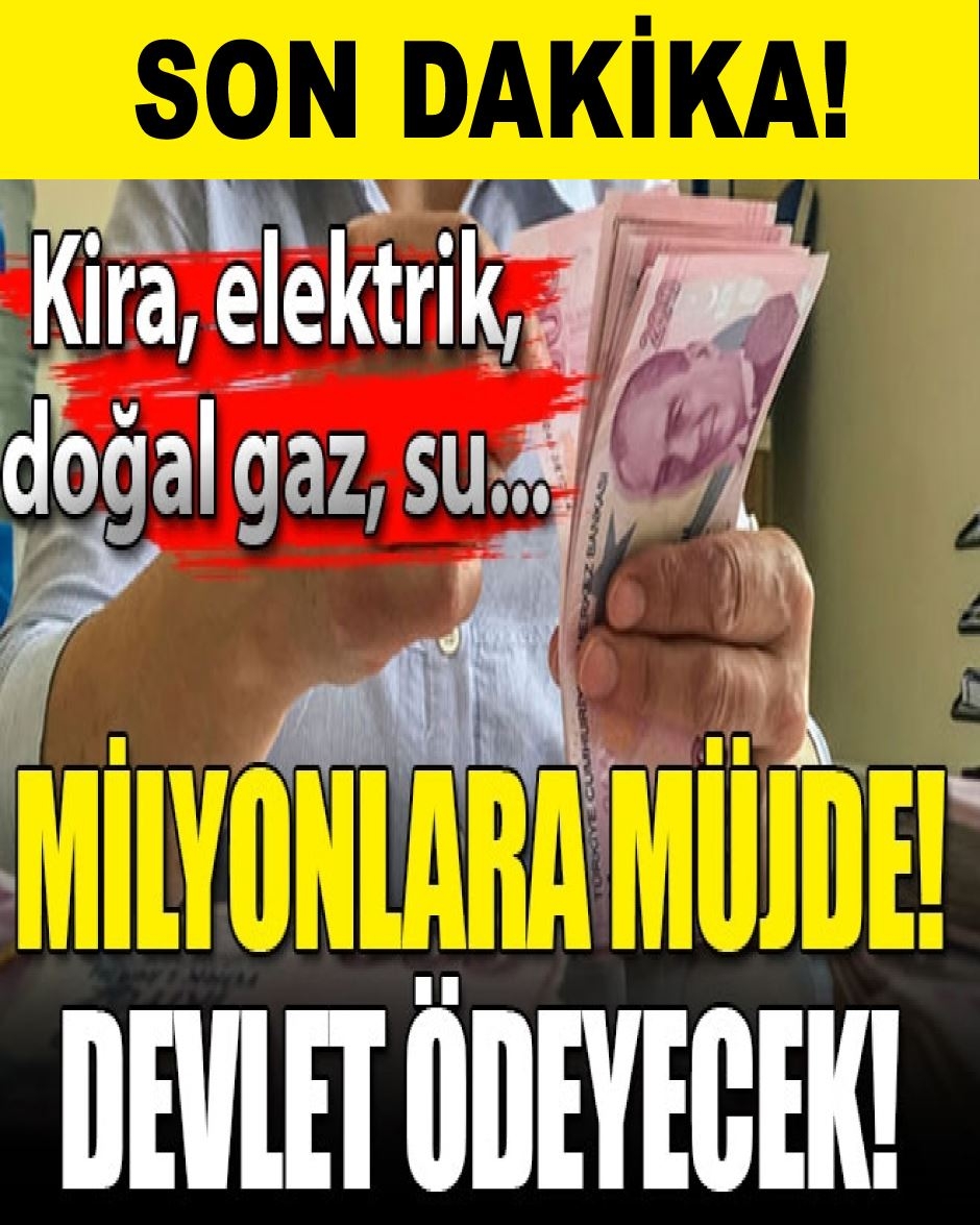 Kira, elektrik, doğal gaz, su ödemelerini devlet yapacak! galerisi resim 1