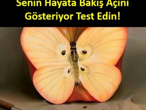 RESİMDE İLK FARK ETTİĞİN ŞEY, SENİN HAYATA BAKIŞ AÇINI GÖSTERİYOR TEST E