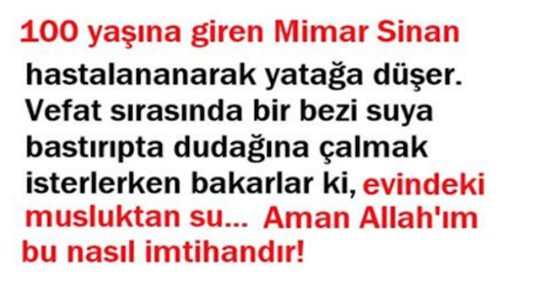 Mimar Sinan ve Su