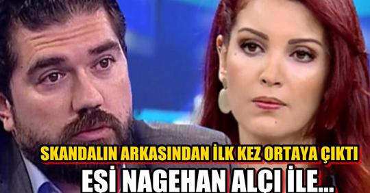 Skandalın Ardından İlk Kez Ortaya Çıktı...Eşi Nagehan Alçı İle..