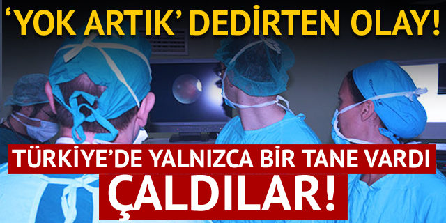 Türkiye’de Sadece Bir Tane Vardı. Onuda Çaldılar