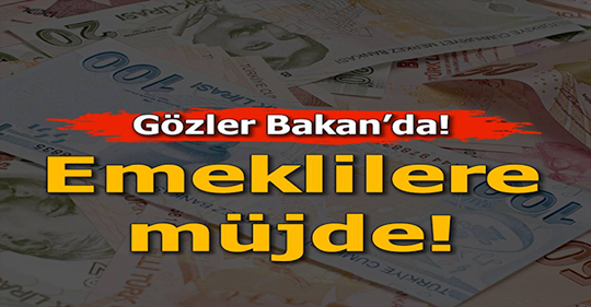 BAKANDAN EMEKLİLERE MÜJDE GELDİ.