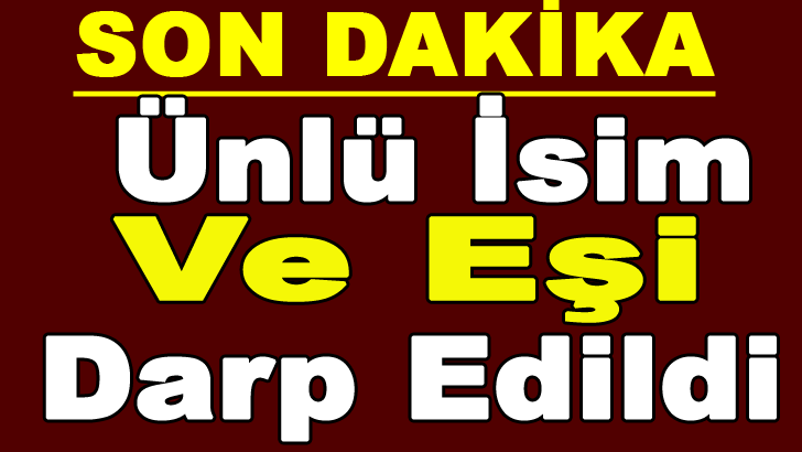 Ünlü futbolcu ve eşi d-arp edildi!