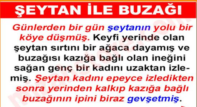 Buzağıyla Şeytan