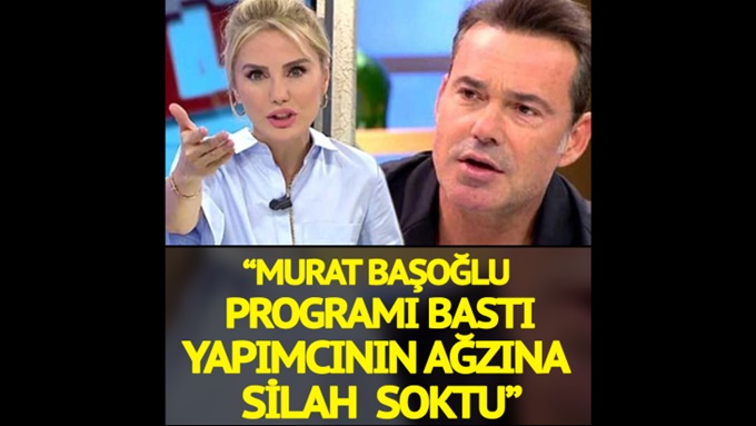 Murat Başoğlu programı bastı, yapımcıya öyle birşey yaptı ki