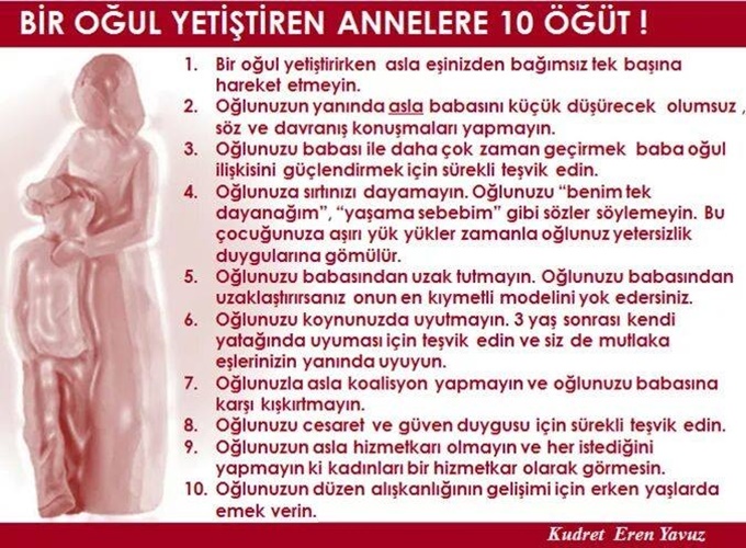 Erkek Çocuğu Yetiştiren Annelere 10 Öğüt