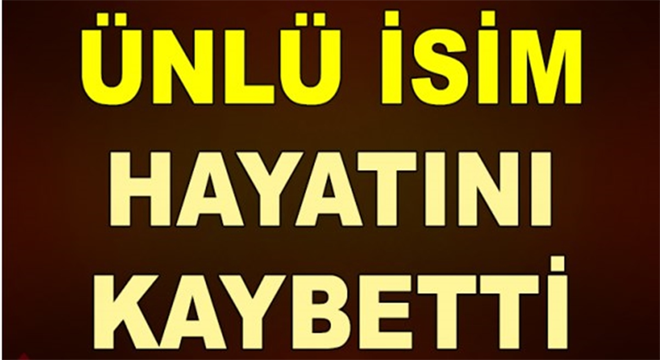 Ünlü İsimden Haber Geldi