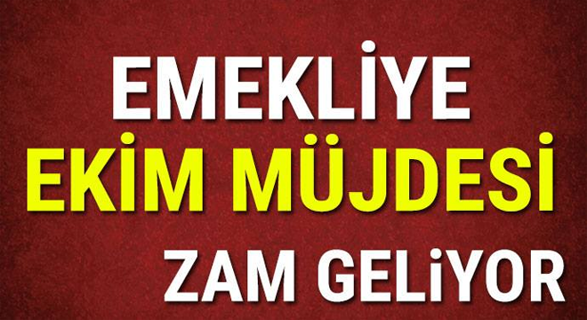 Emekliye ekim müjdesi! Zam geliyor