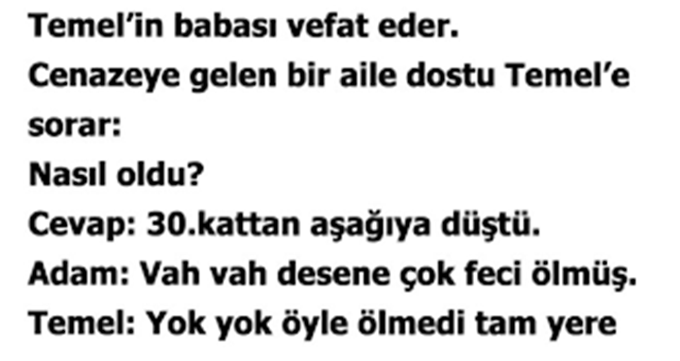 Temel Fıkrası…