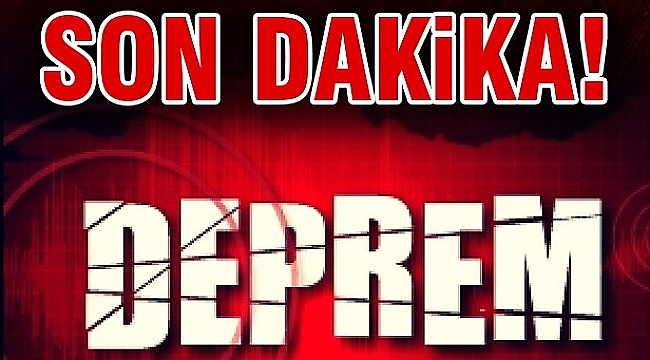 Az Önce  Deprem Oldu!!!