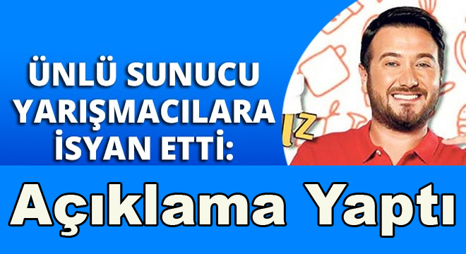 Yemekteyiz’de Onur Büyüktopçu yarışmacıya fena p-atladı!