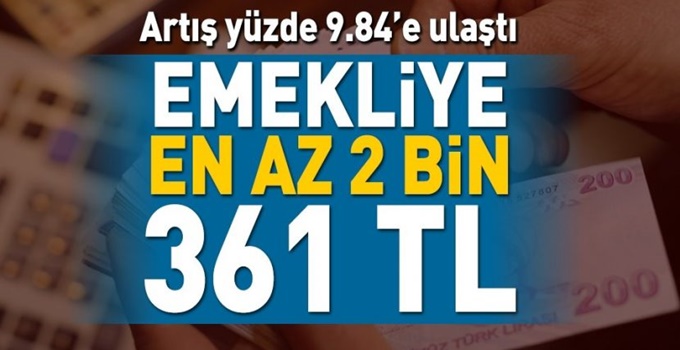 Emekliye en az 2 bin 361 TL – Güncel emekli maaşları ne kadar olacak?