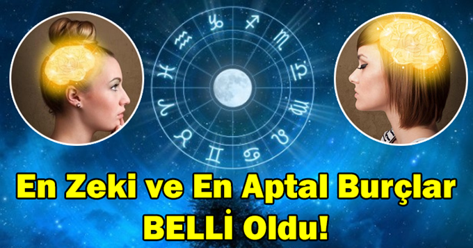 En Zeki ve En Aptal Burçlar -BELLİ Oldu!