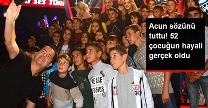 Acun Ilıcalı, Köy Şartlarıyla O Ses Türkiye'yi Çeken Öğrencileri Sevindirdi