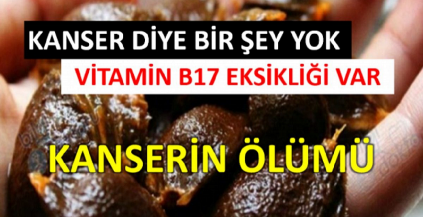 B17 Vitamin Eksikliği Var Kanser Diye Birşey Yok,