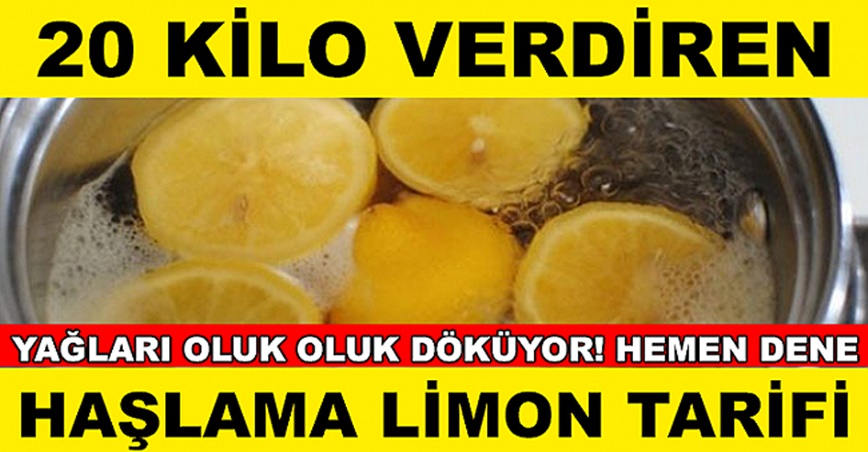 1 Ayda 20 Kilo Verdiren Mucize Limon Diyeti