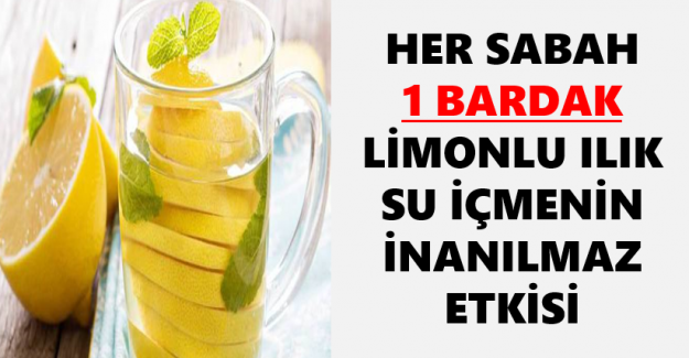 Limonlu Su İçtiğimizde Vücudumuzda Neler Oluyor?