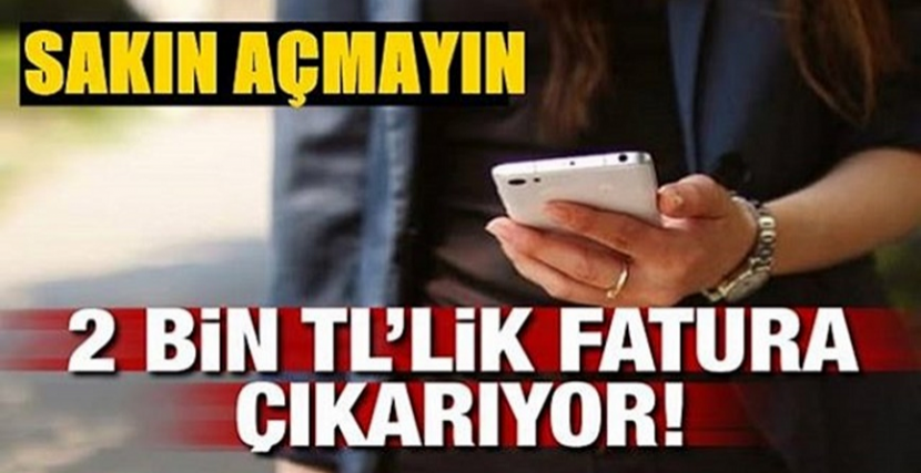 Açana 2 bin tl fatura çıkarıyor çok dikkatli olun