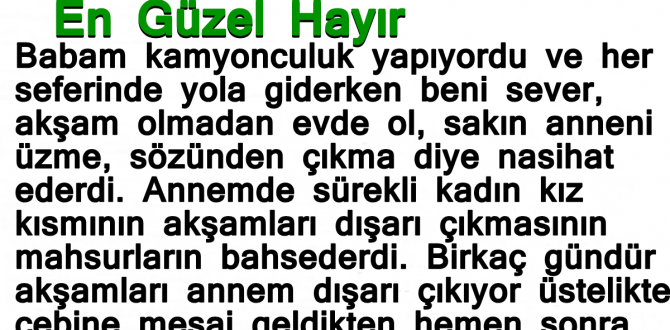 EN GÜZEL HAYIR