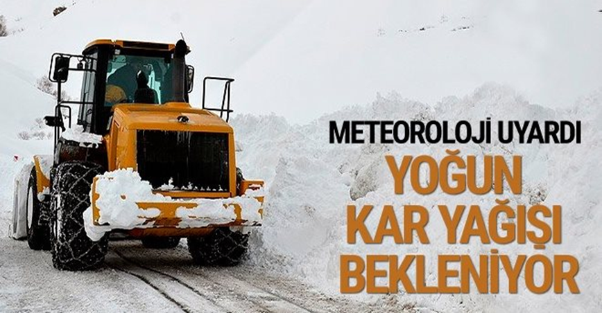 Meteoroloji Genel Müdürlüğü’nden sağanak yağış ve kar uyarısı