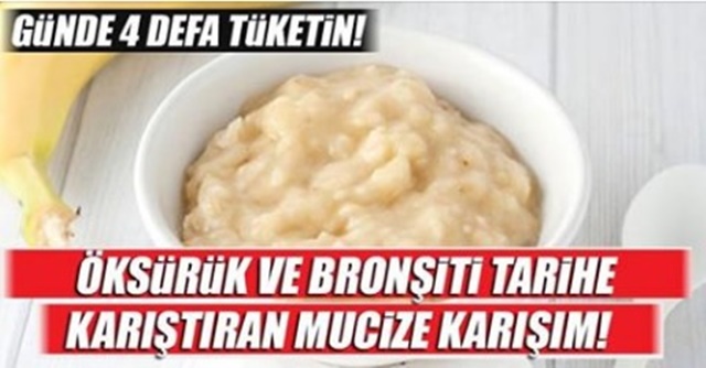 Öksürük ve Bronşit Tedavisinde Hem Lezzetli Hem Etkili Karışımı