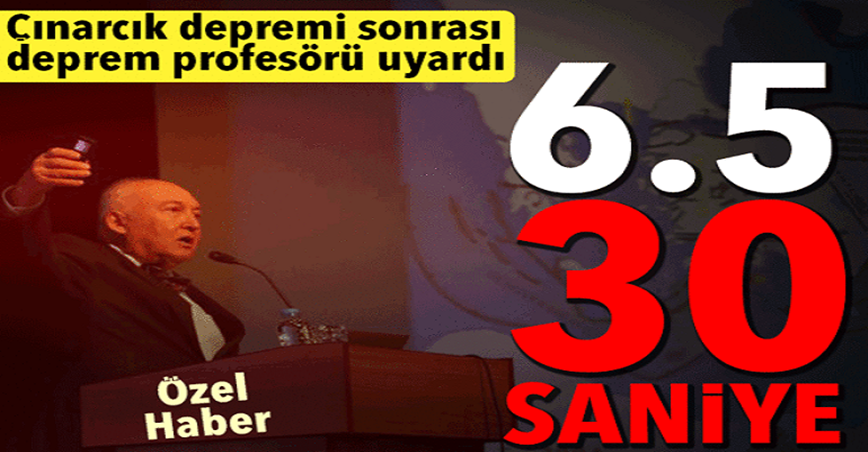 Prof. Dr. Övgün Ahmet Ercan’dan deprem u-yarısı: 6.5 büyüklüğünde olacak, 30 saniye sürecek