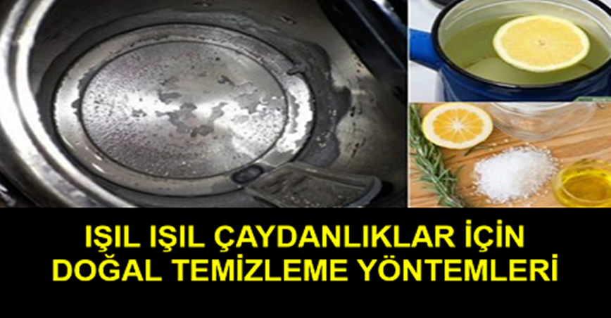 Çaydanlıktaki kireç nasıl temizlenir diyenlere kolay yöntemler;