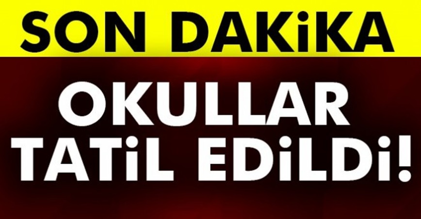 5 İlimizde Daha Okullar Tatil Edildi