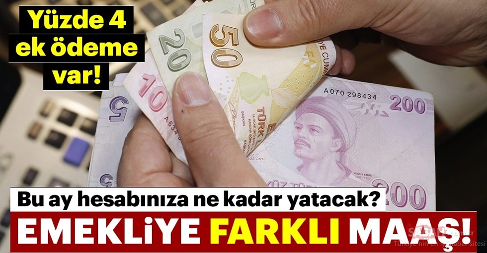 SSK emeklisi için bin 818 TL! Memur emeklisi için farklı maaş!