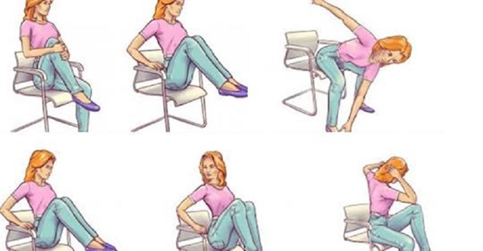 Sandalyenizde Bu 6 Hareketi Yapın Göbeğiniz Dümdüz Olsun