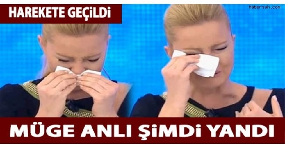 Müge Anlı şimdi yandı