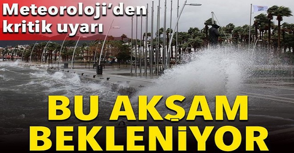 Meteoroloji’den kuvvetli fırtına u-yarısı