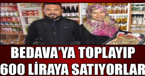 BEDAVAYA TOPLAYIP 600 TL SATIYORLAR