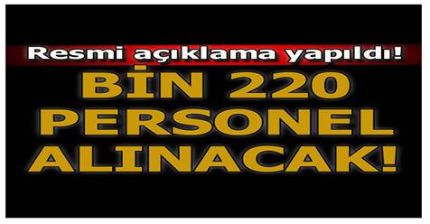 Resmi açıklama yapıldı! Bin 220 kişiye istihdam sağlanacak...