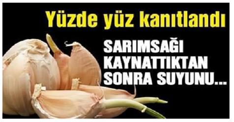 YÜZDE YÜZ KANITLANDI! SARIMSAĞI KAYNATTIKTAN SONRA…