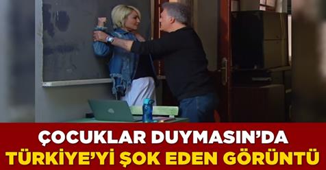 Çocuklar Duymasında Tepki Çeken Görüntü…