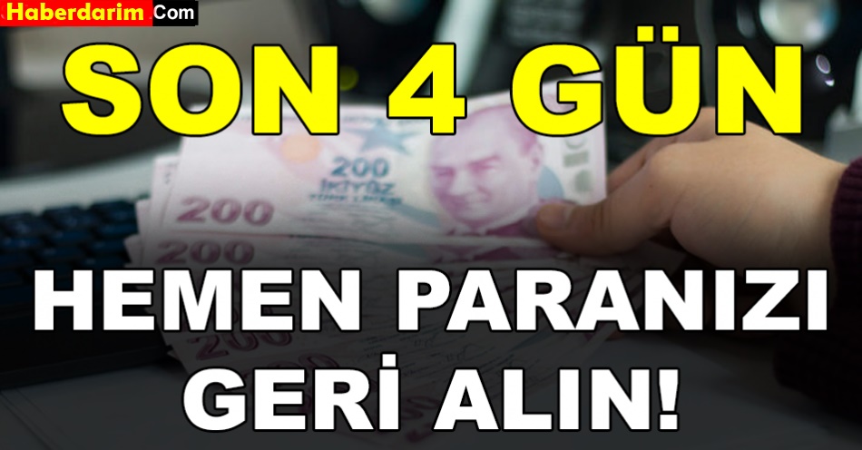 O PARAYI ÖDEYENLER DİKKAT! PARANIZI HEMEN GERİ ALABİLİRSİNİZ...