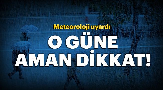 Meteoroloji'den çok sayıda ilimiz için acil durum uyarısı....