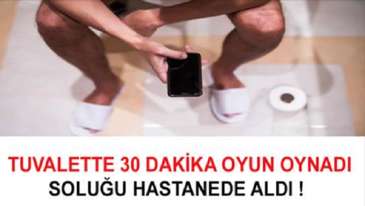 30 DAKİKA TUVALETTE OYUN OYNADI SONRASINDA BÖYLE OLDU