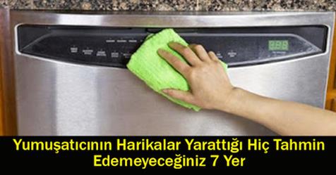 Yumuşatıcının Harikalar Yarattığı Hiç Tahmin Edemeyeceğiniz 7 Yer