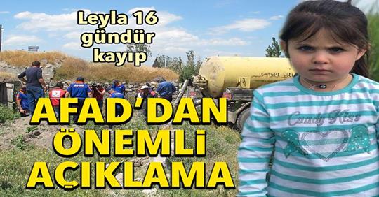 AFAD’dan kayıp Leyla Aydemir açıklaması