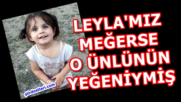 LEYLA'MIZ MEĞERSE O ÜNLÜNÜN YEĞENİYMİŞ