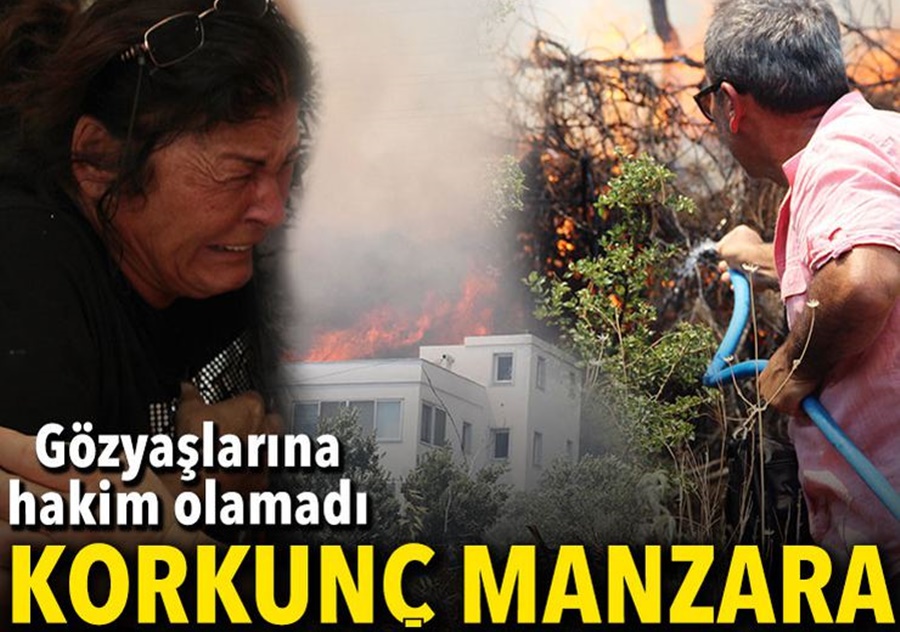 GÖZ YAŞLARINA HAKİM OLAMADI KORKUNÇ MANZARA