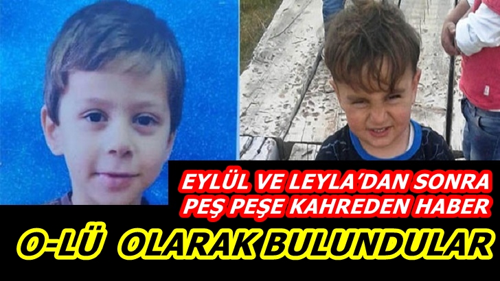 Peş peşe aci haber: Hatay'daki Ufuk ve Bitlis'teki Sami Yufus o-lü bulundu