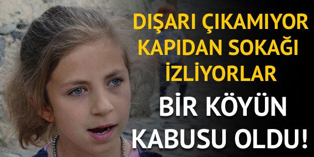 KÖYÜN KABUSU OLDU! DIŞARI ÇIKAMIYORLAR...